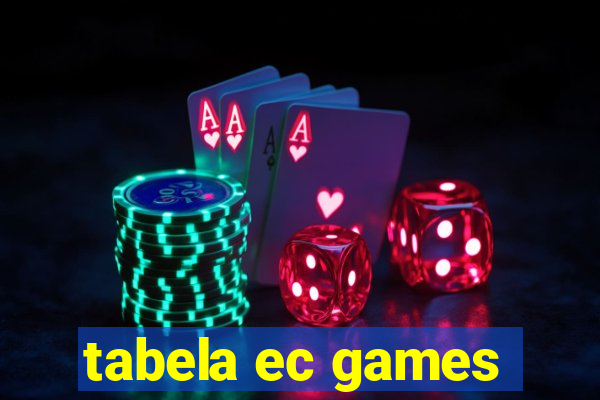 tabela ec games